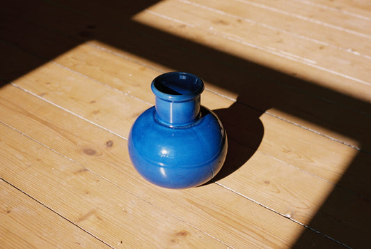 blå vase