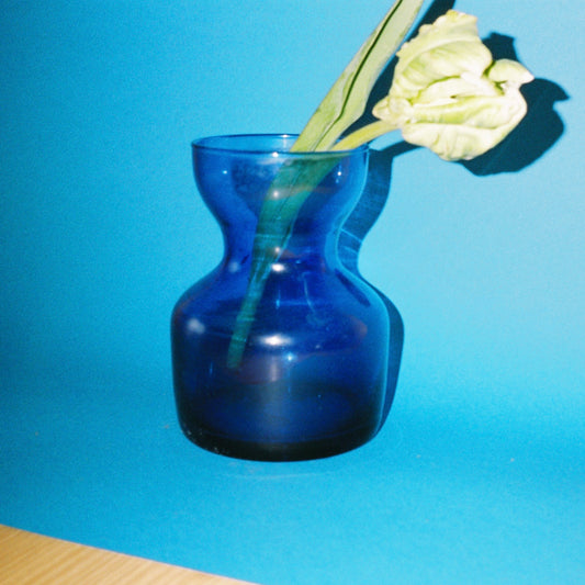 blå vase
