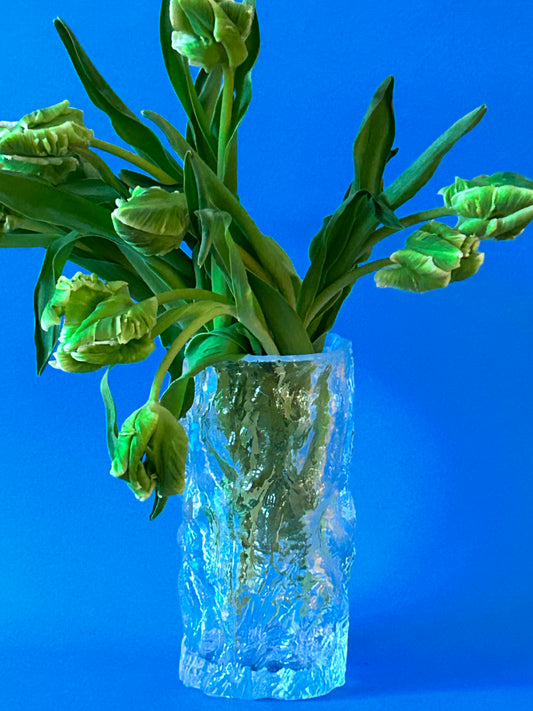ruglete glassvase