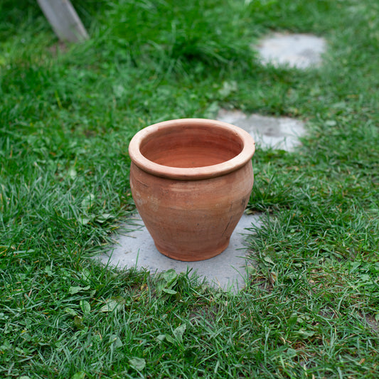 liten terracottakrukke